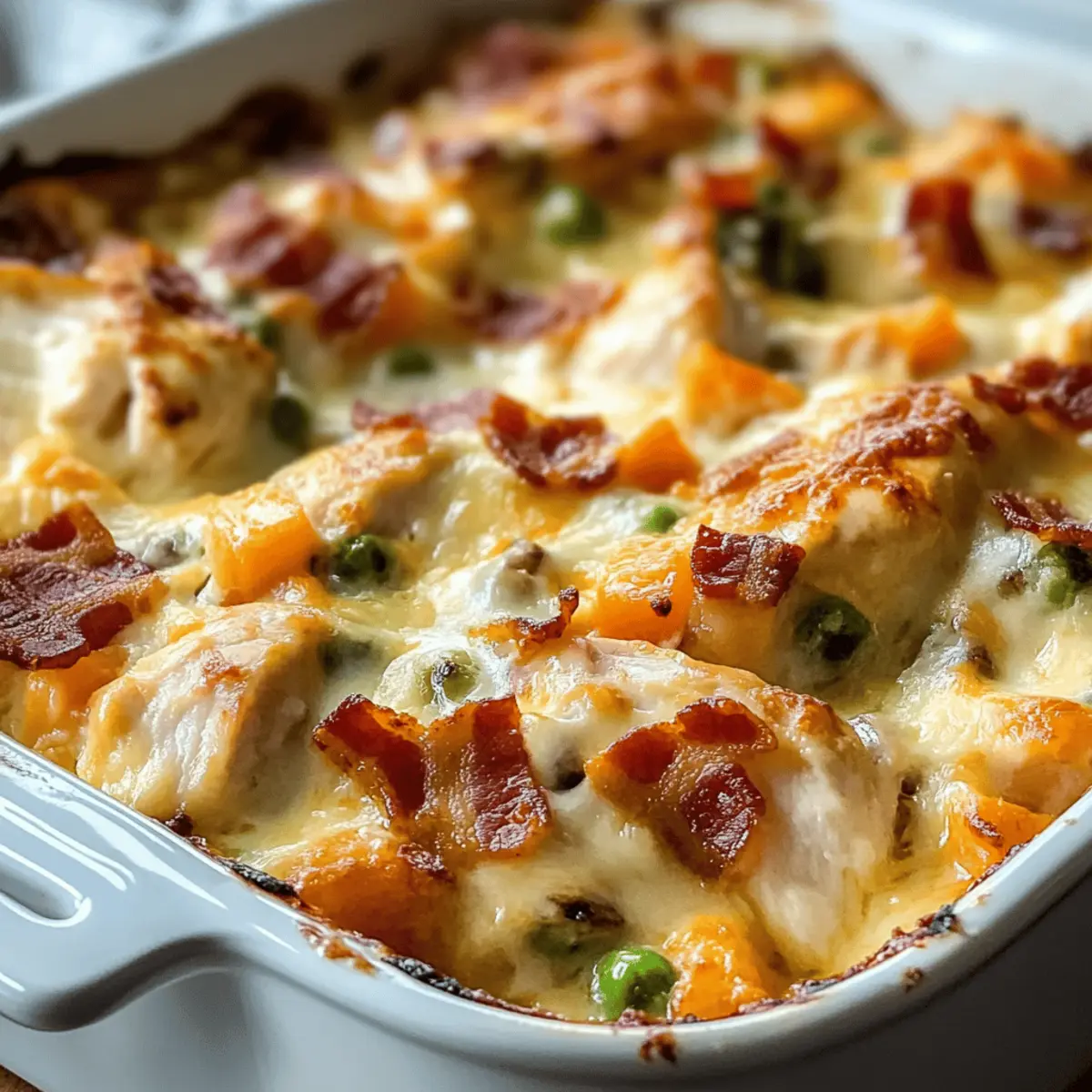 Chicken casserole in the oven