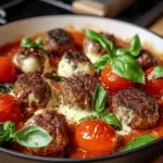 Hackbällchen Caprese selbst machen