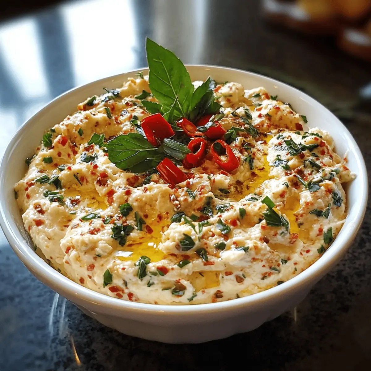 Scharfer Schafskäse Dip