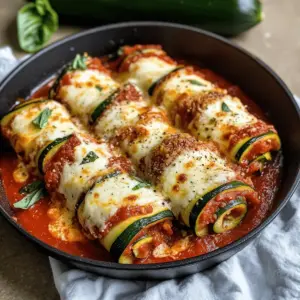 Drei Käse Zucchini Rollatini
