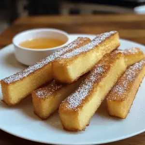 French Toast Sticks können auf Deutsch als "Französische Toaststäbchen" übersetzt werden.