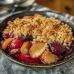 Zimt Pflaumen Crumble