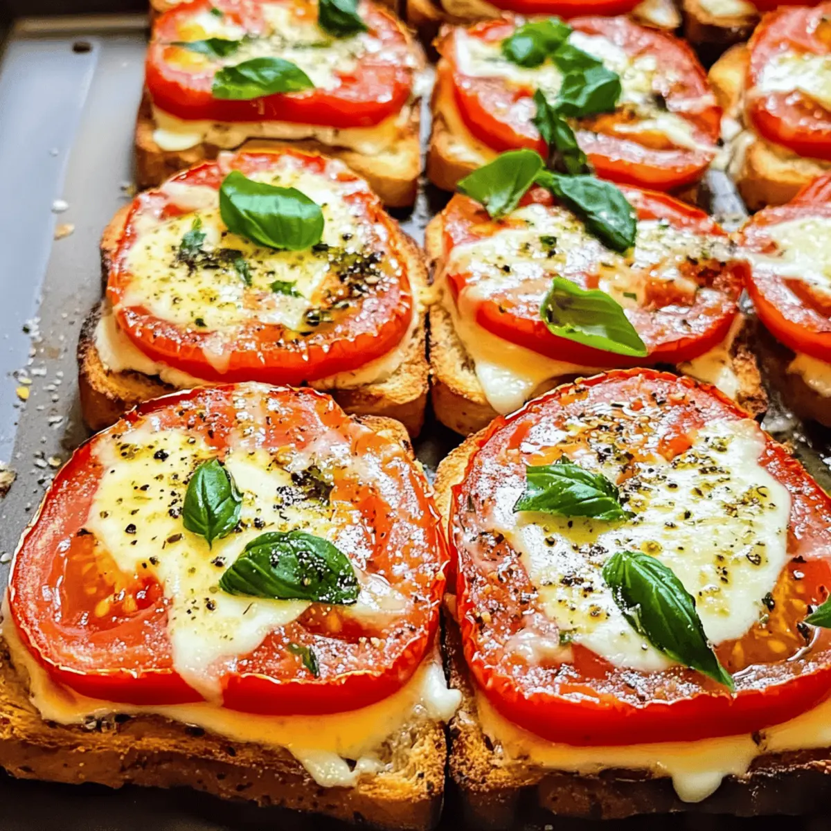 Tomaten-Mozzarella-Toast