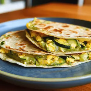 Zucchini-Frühstücks-Tortillas