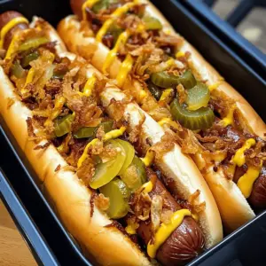 Überbackene Hot Dogs