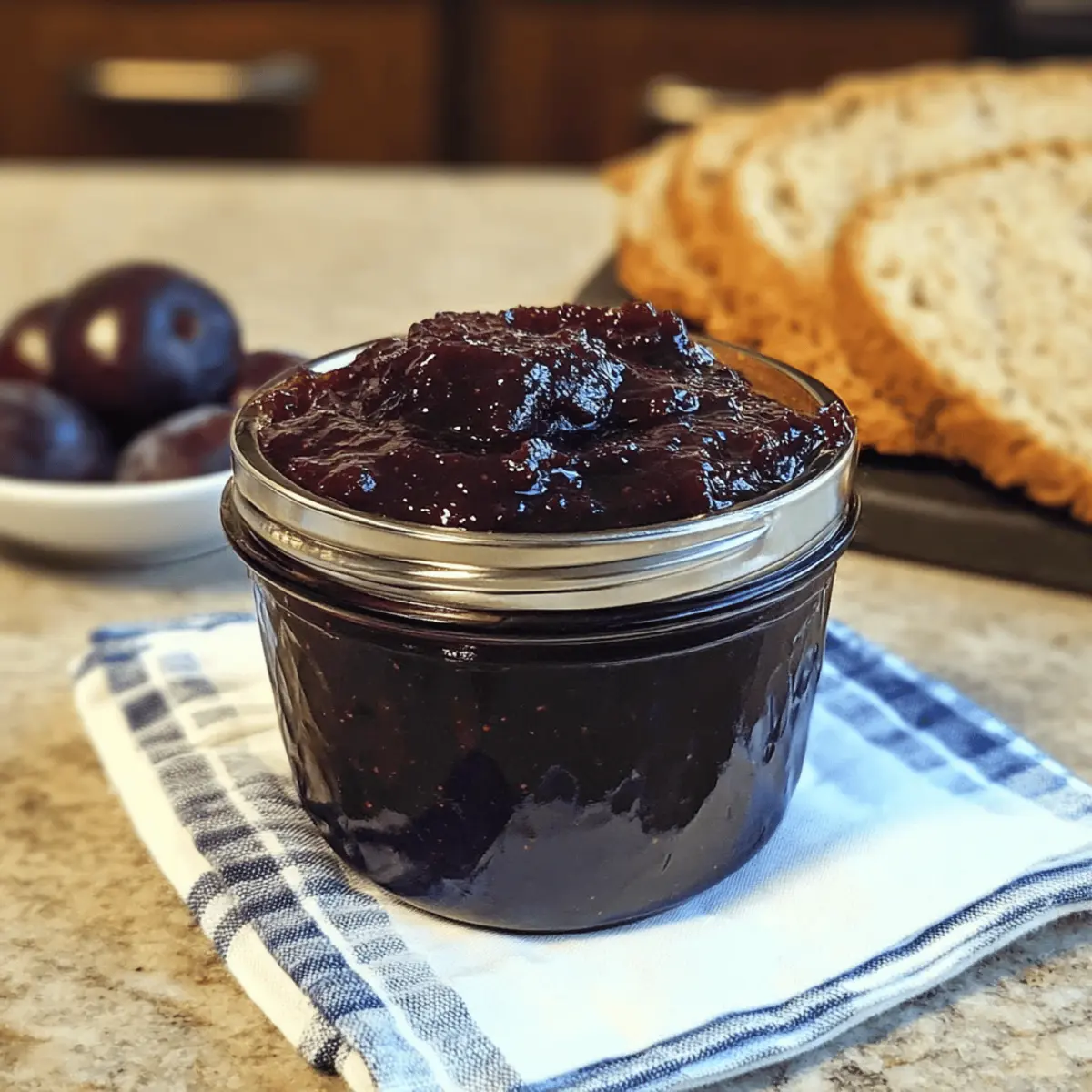 Pflaumenmus aus dem Ofen