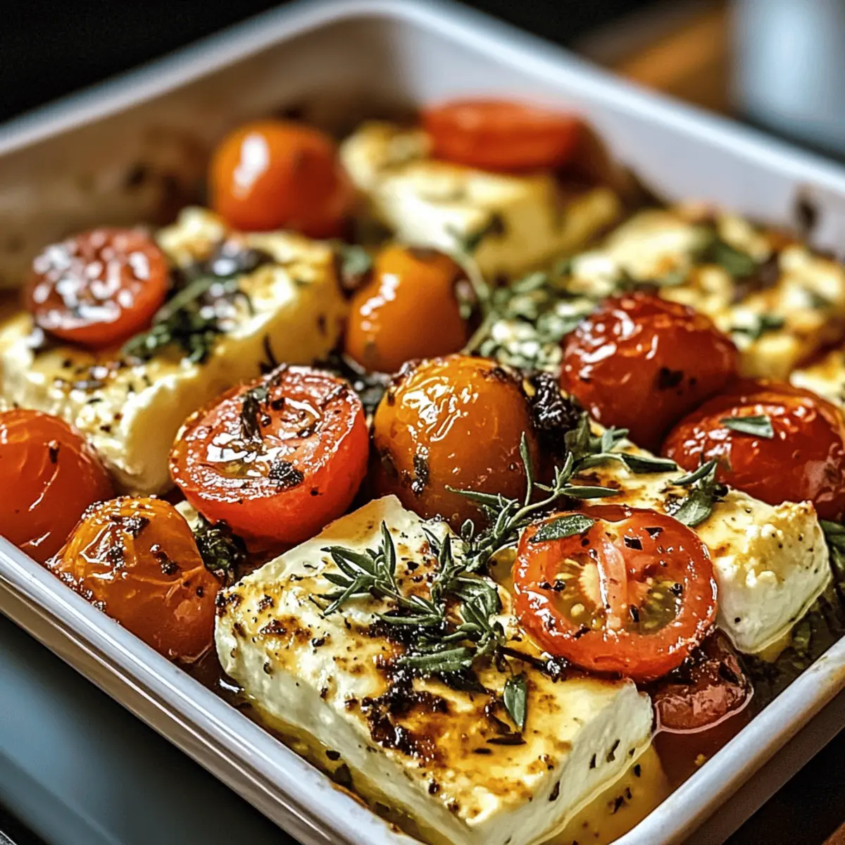 Griechischer Feta-Auflauf mit Tomaten