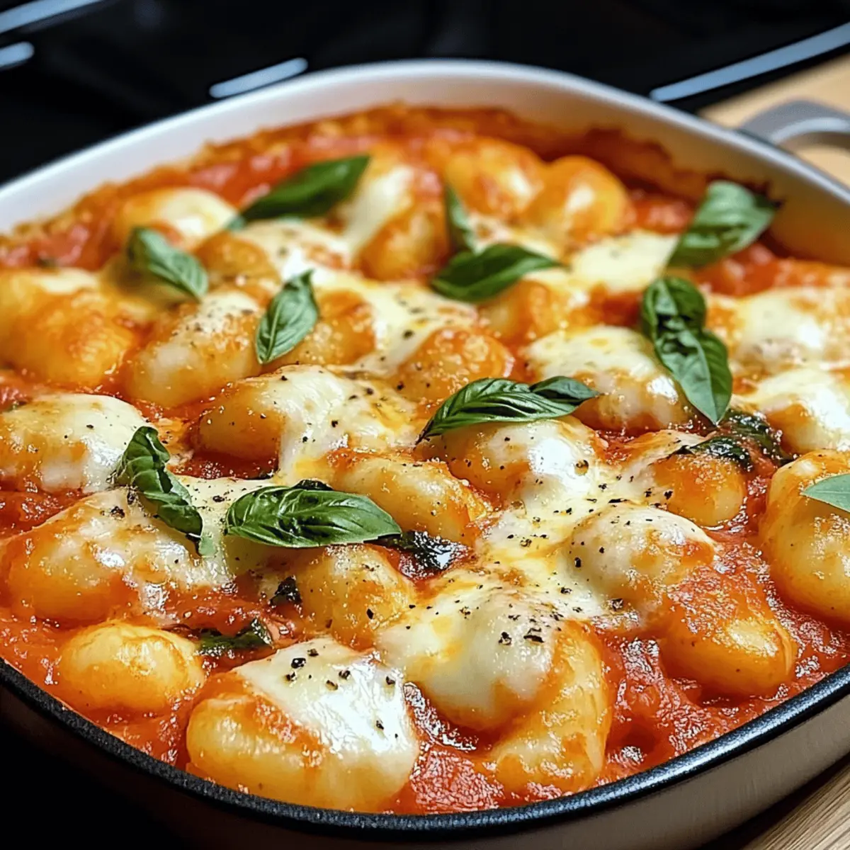Gnocchi Auflauf Tomate Mozzarella
