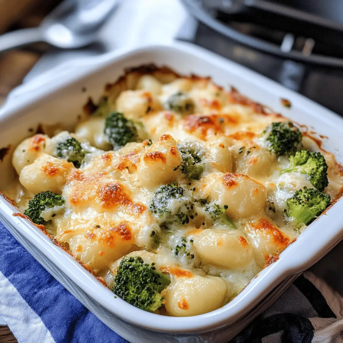 Gnocchi-Brokkoli-Auflauf