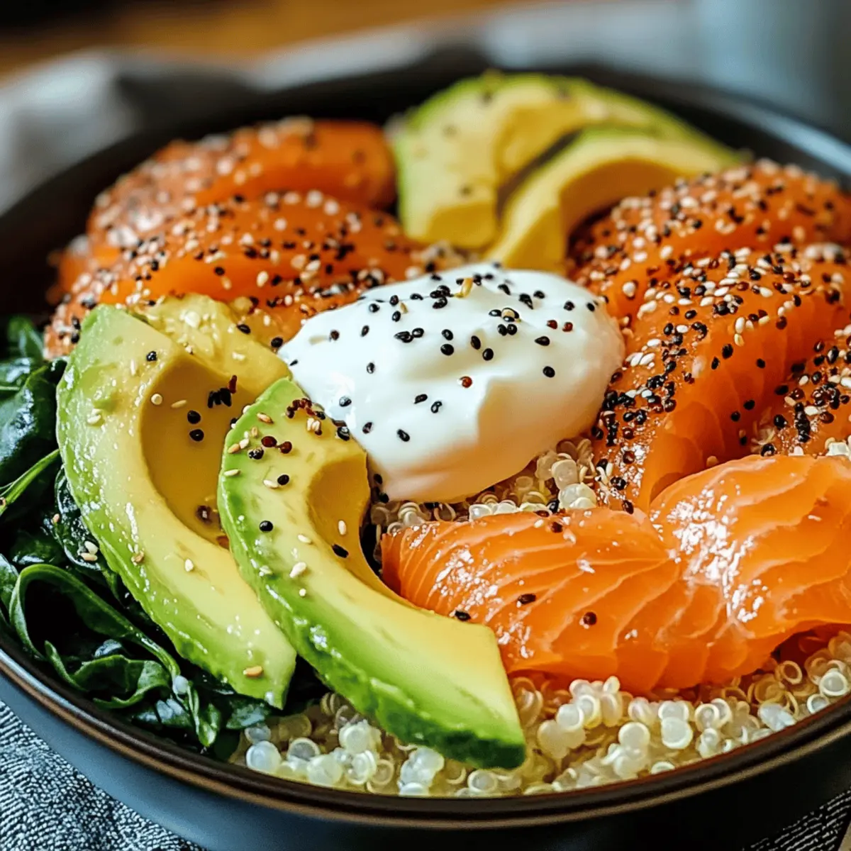 Räucherlachs Frühstücksschalen