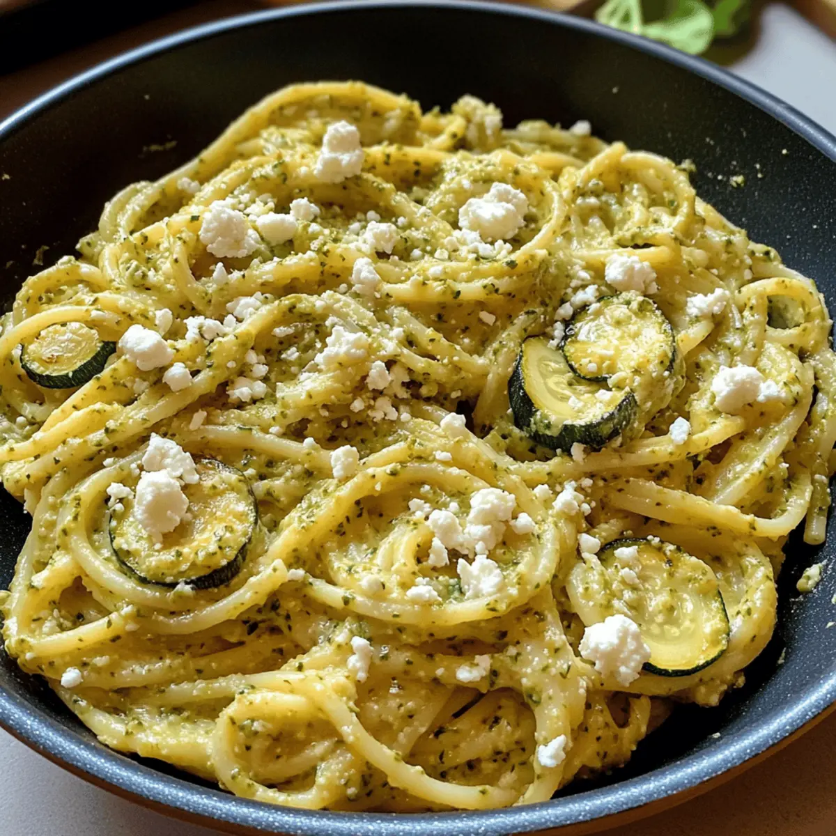 Pasta in Zucchinisauce