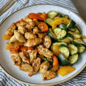 Hähnchen mit Gemüse