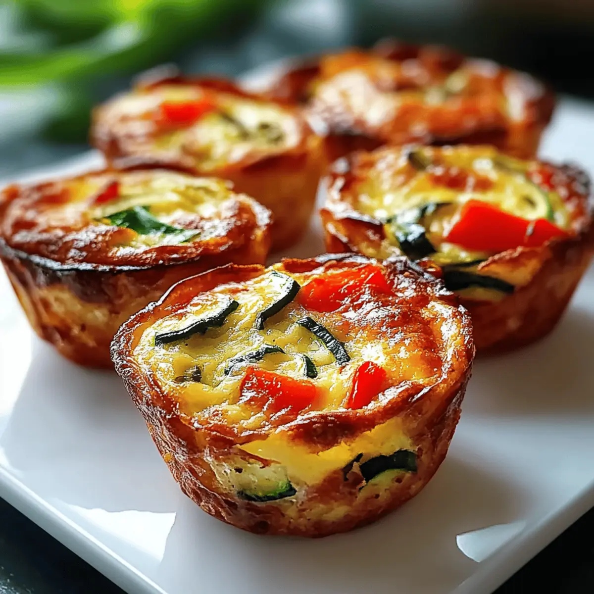 Mini-Quiches mit Gemüse