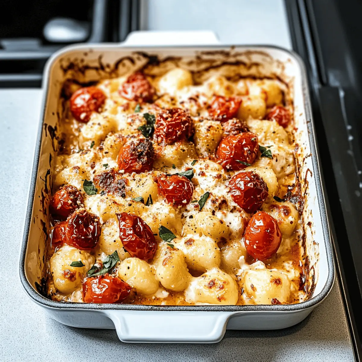 GEBAKENE FETA-GNOCCI