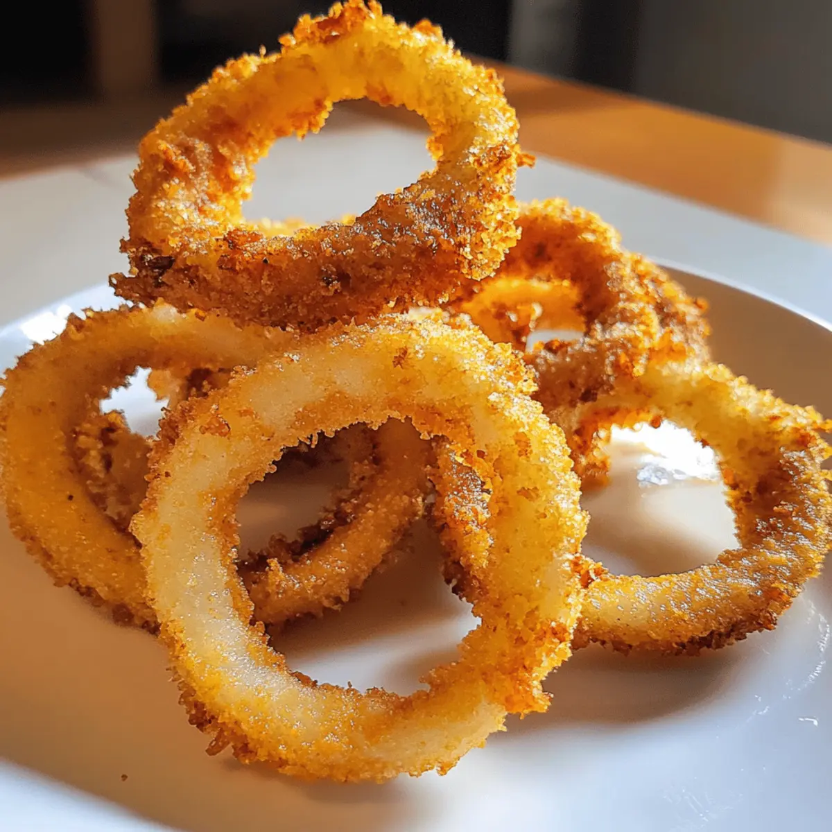 Luftfritteuse Zwiebelringe