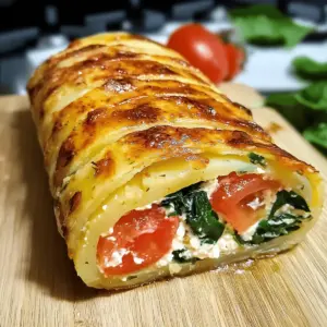Kartoffelrolle mit Frischkäsefüllung