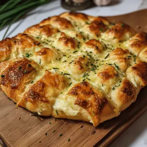 Knoblauch-Mozzarella-Brot