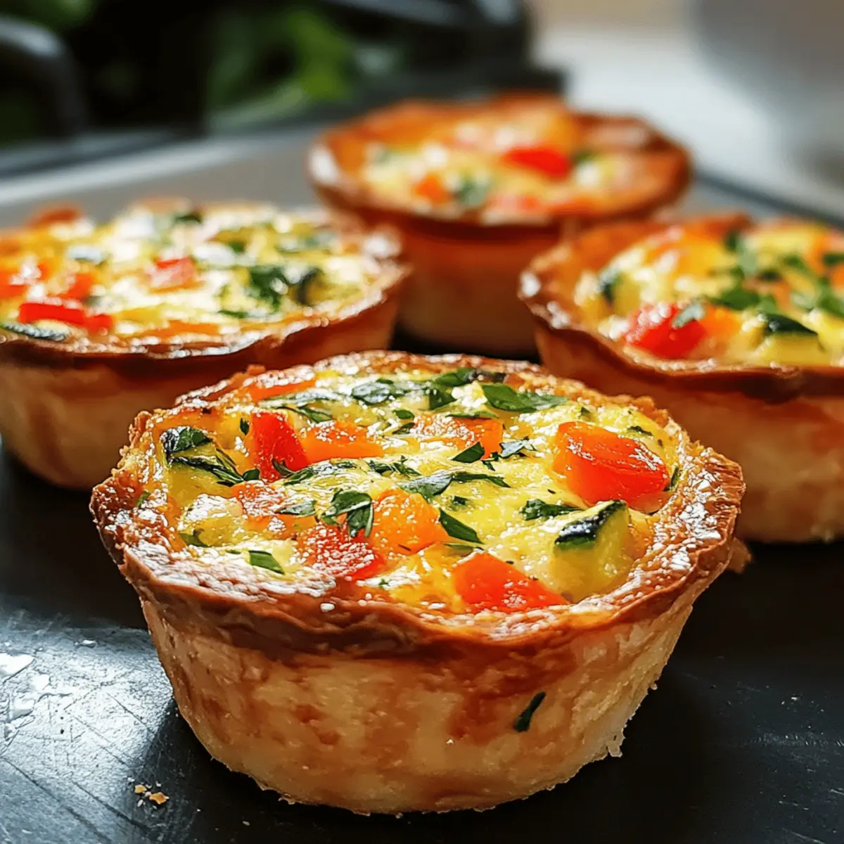 Mini-Quiches mit Gemüse