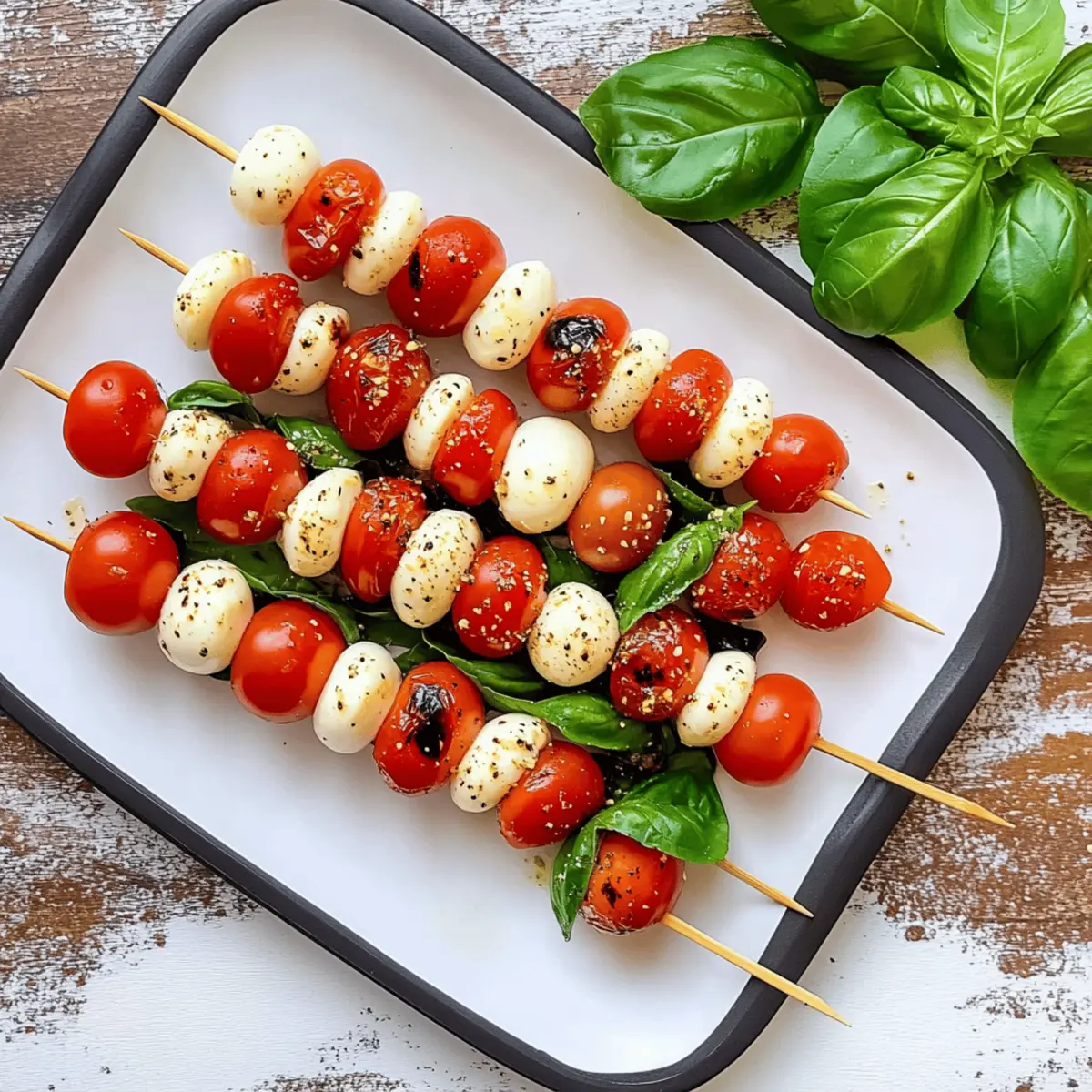 Tomate-Mozzarella-Spieße