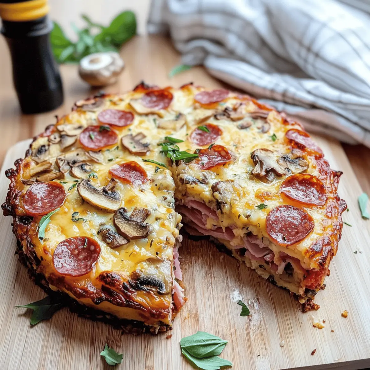 Einfacher Pizzakuchen