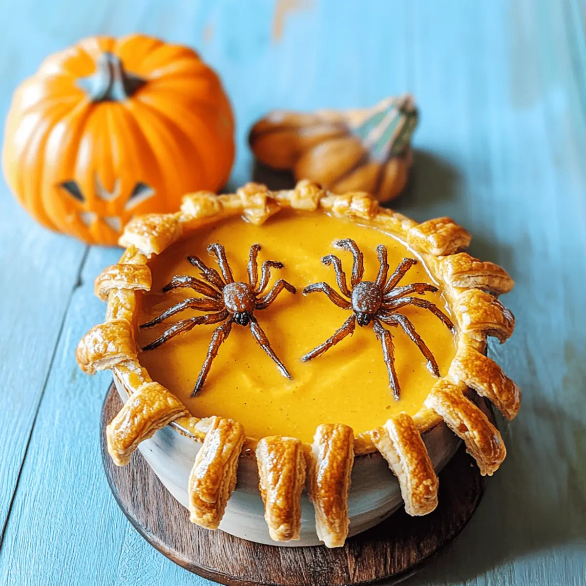 Kürbissuppe zu Halloween