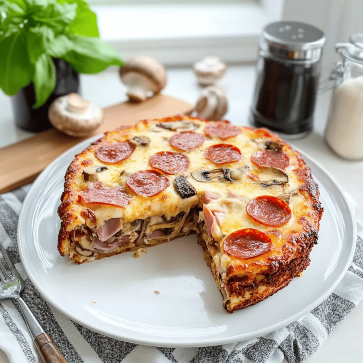 Einfacher Pizzakuchen