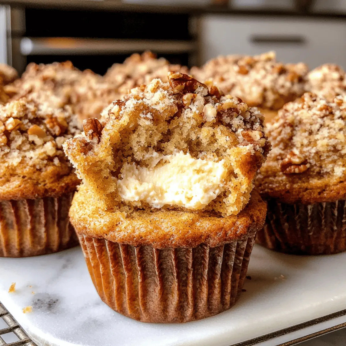 Kürbis Frischkäse Muffins