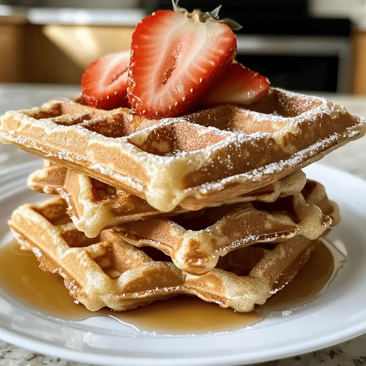 Haferflocken-Waffeln