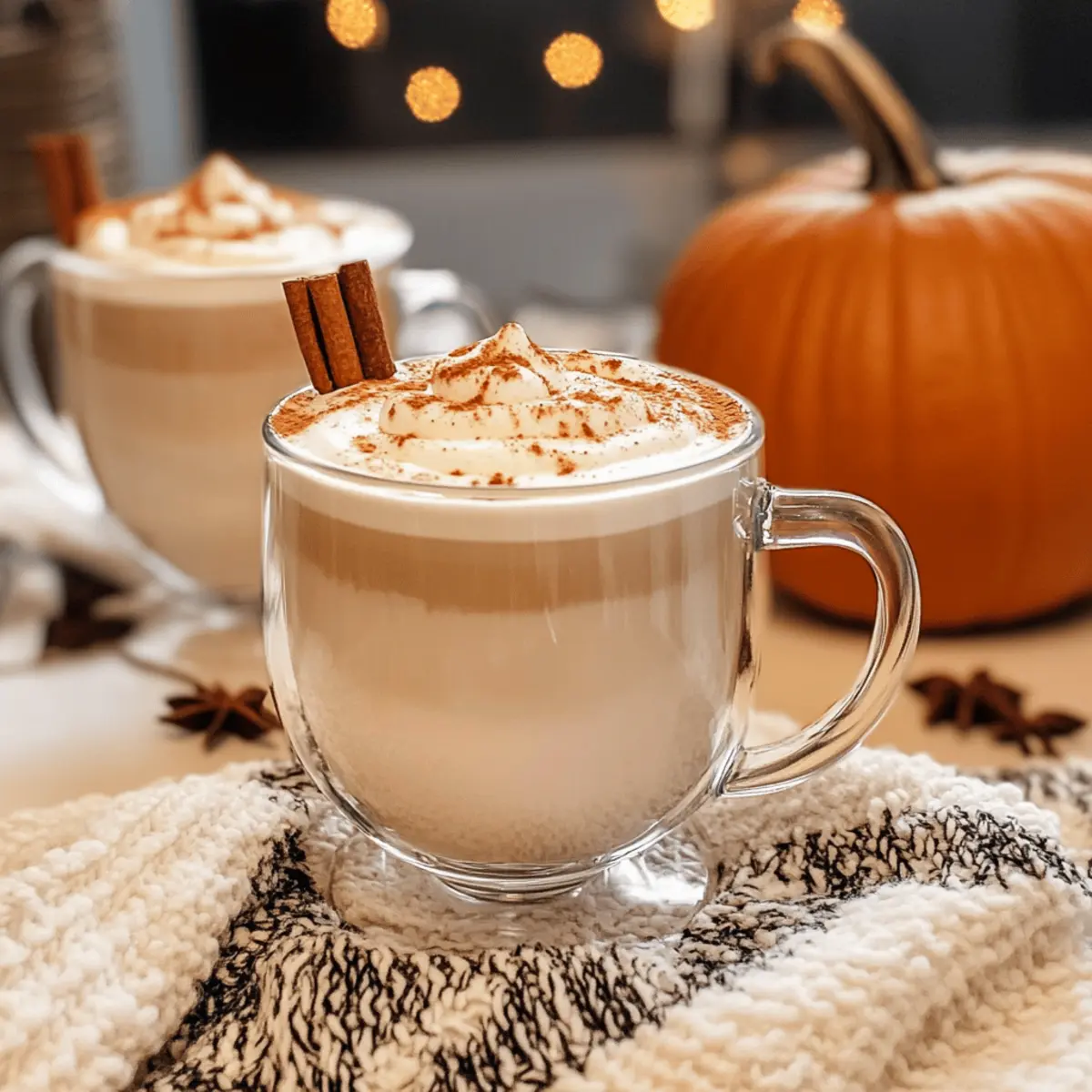 Kürbisgewürz-Latte-Rezept Zutaten: - 1 Tasse Milch - 1/2 Tasse gebrühter Kaffee - 2 Esslöffel Kürbispüree - 2 Esslöffel Zucker - 1/2 Teelöffel Kürbisgewürz - 1/4 Teelöffel Vanilleextrakt - Schlagsahne (optional) - Zimt (optional) Anleitung: 1. Milch in einem kleinen Topf erhitzen, aber nicht zum Kochen bringen. 2. Kürbispüree, Zucker, Kürbisgewürz und Vanilleextrakt hinzufügen und gut vermischen. 3. Gebrühten Kaffee in eine Tasse gießen. 4. Die gewürzte Milch langsam in die Tasse gießen und vorsichtig umrühren. 5. Nach Belieben mit Schlagsahne und einer Prise Zimt garnieren.