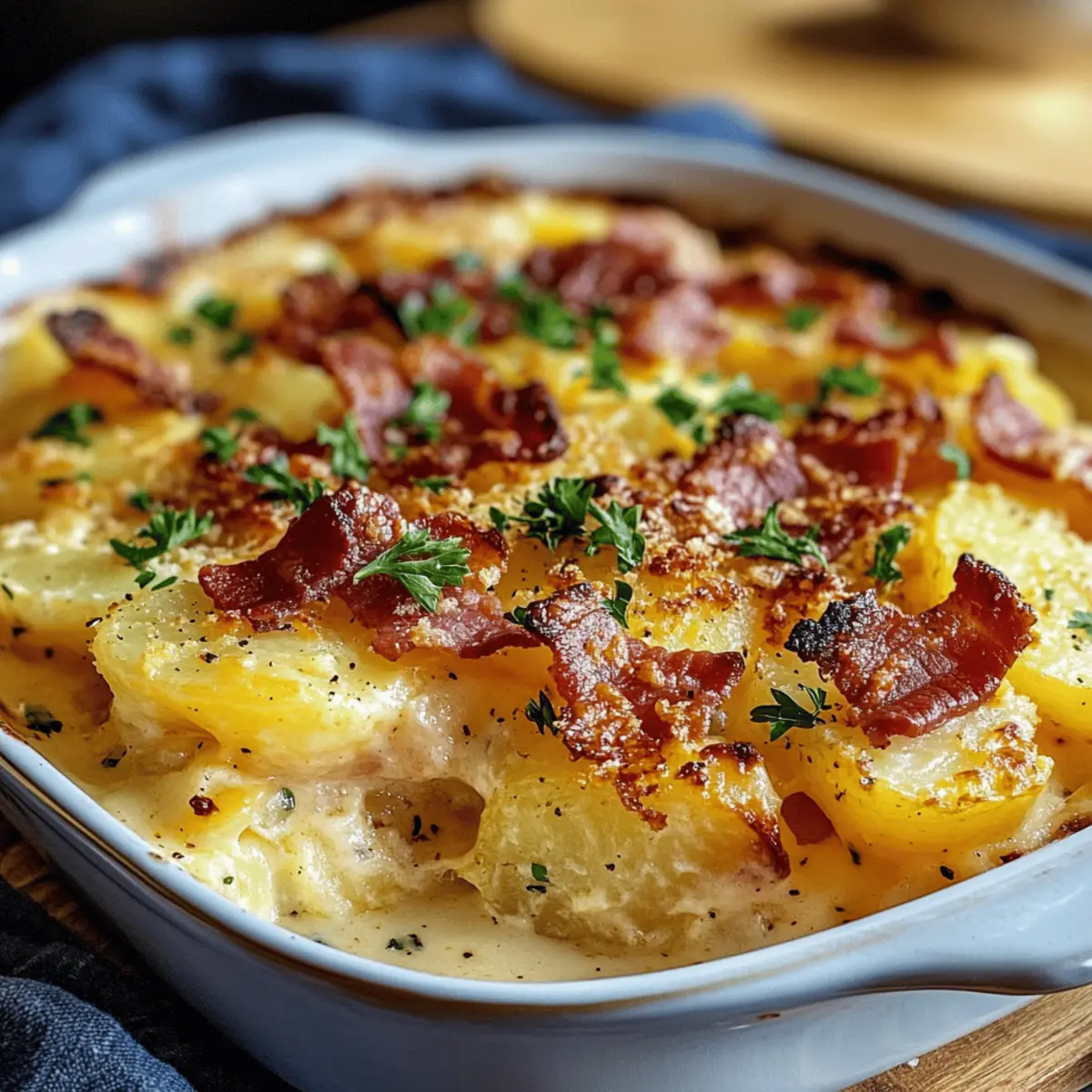 Carbonara Kartoffelauflauf