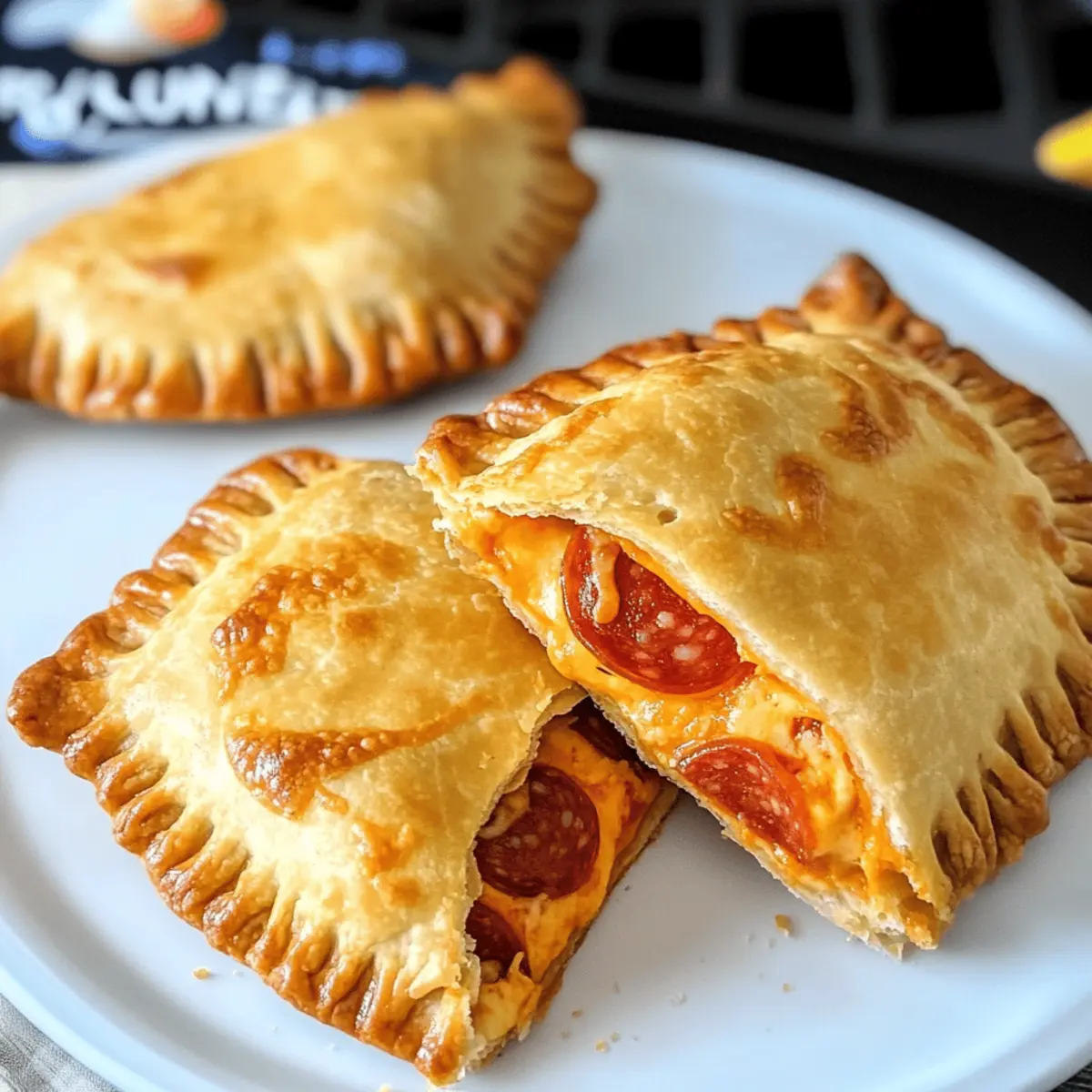Halloween Pizzataschen