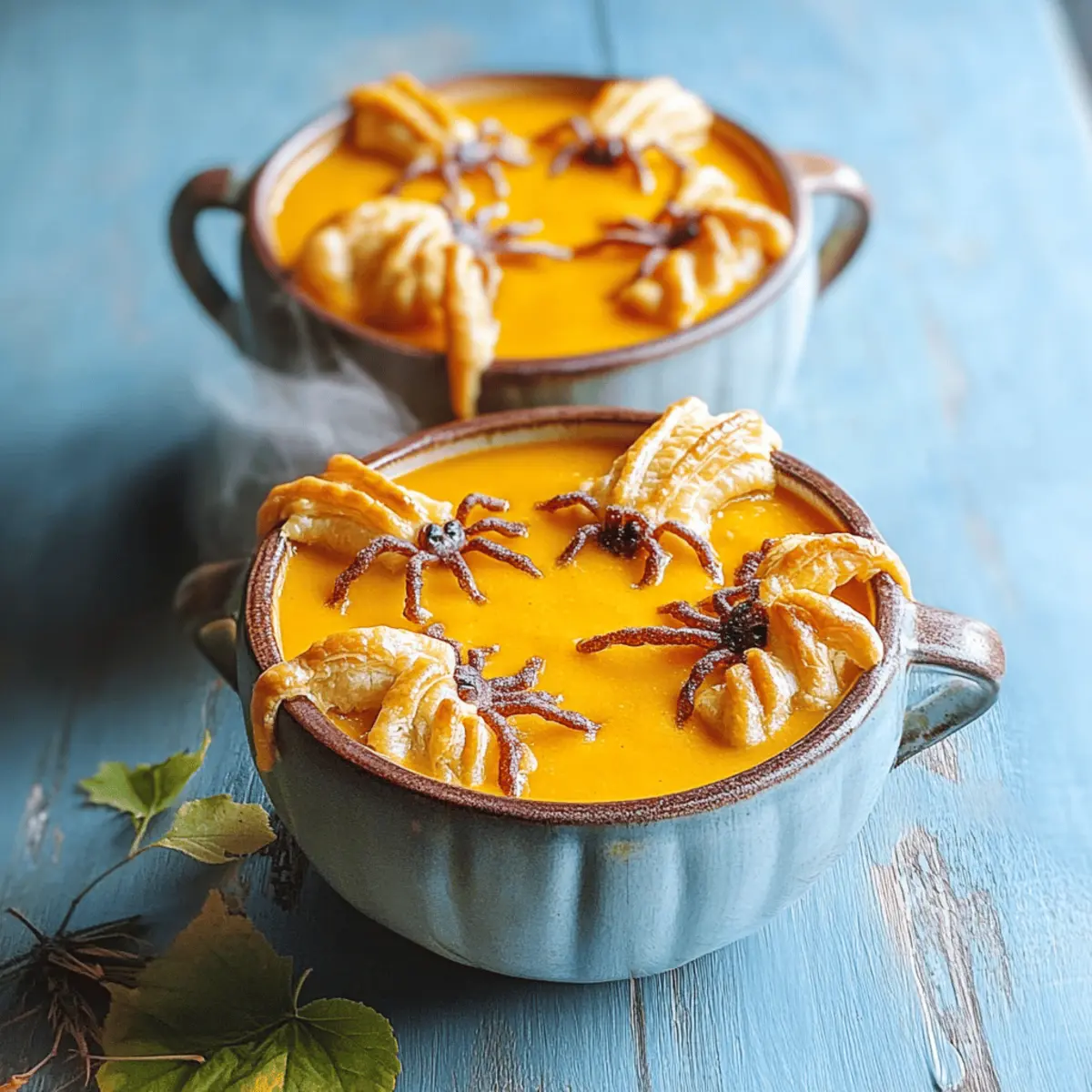 Kürbissuppe zu Halloween