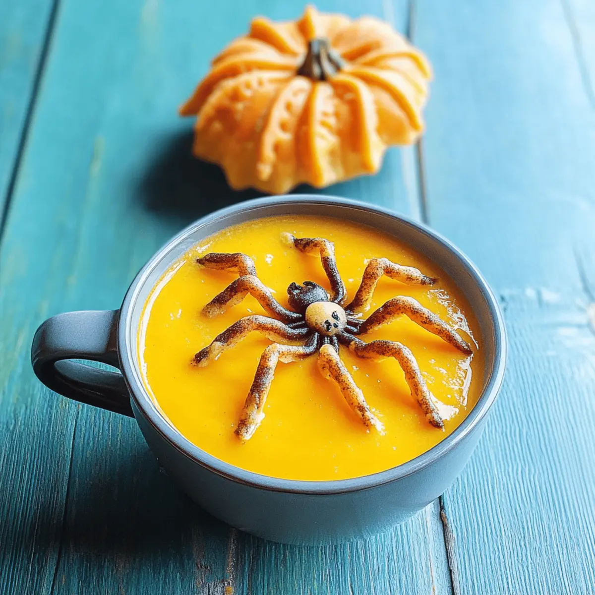 Kürbissuppe zu Halloween