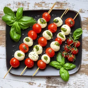 Tomate-Mozzarella-Spieße