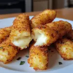 Luftfritteuse Mozzarella-Sticks