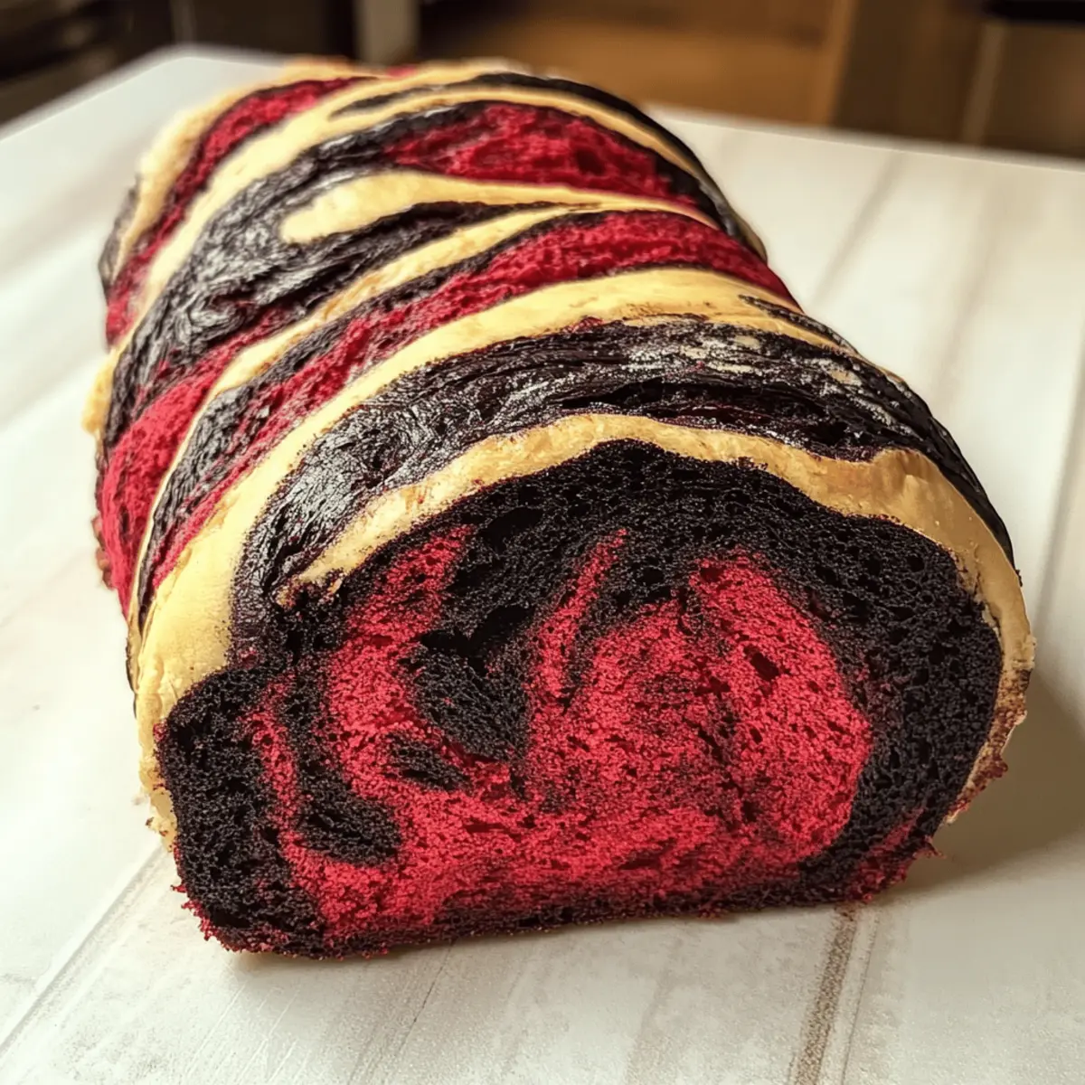 Vampirisches Brot für eine gruselige Feier