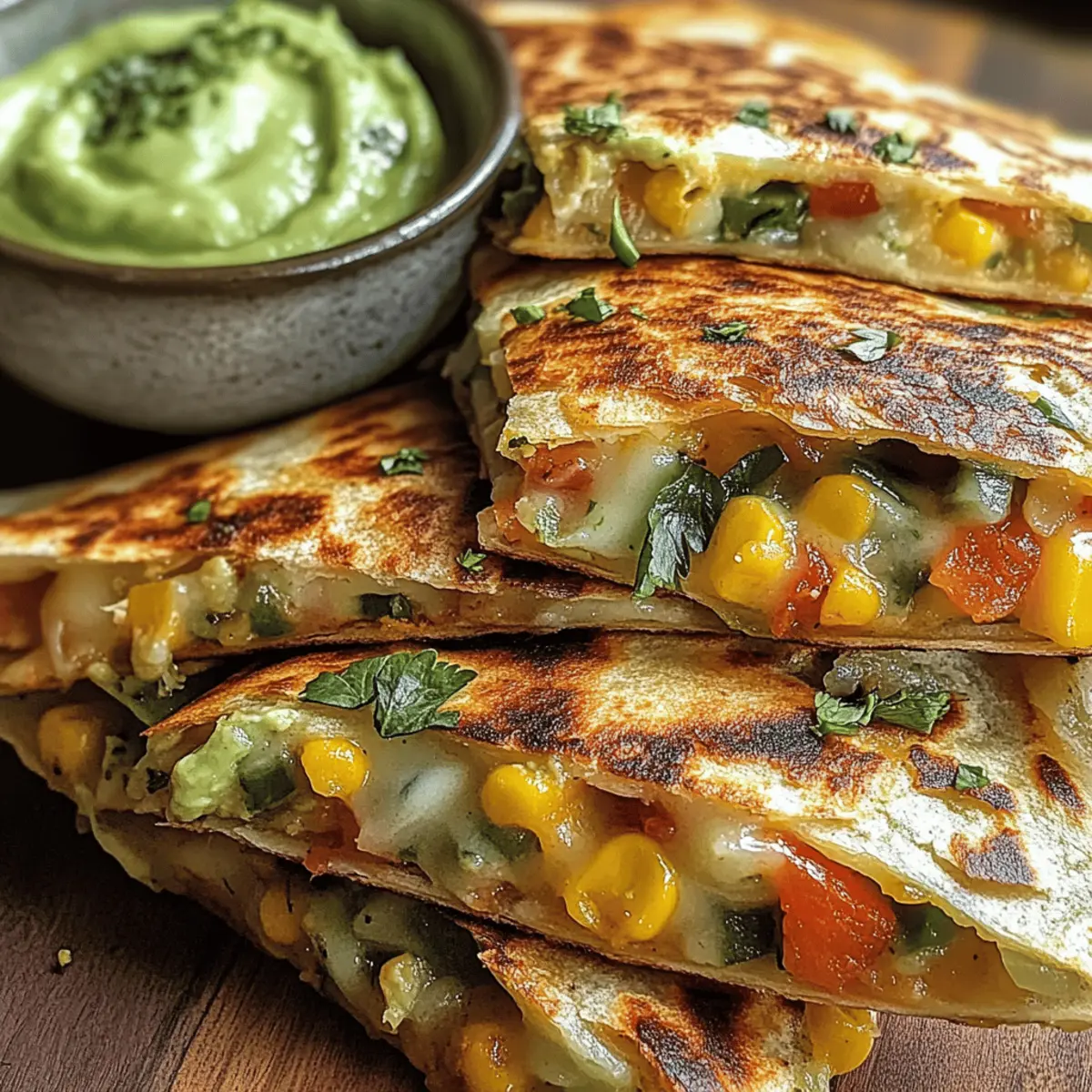 Käse Gemüse Quesadilla Freude
