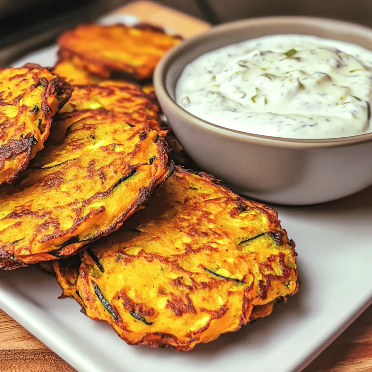 Kürbis Zucchini Puffer