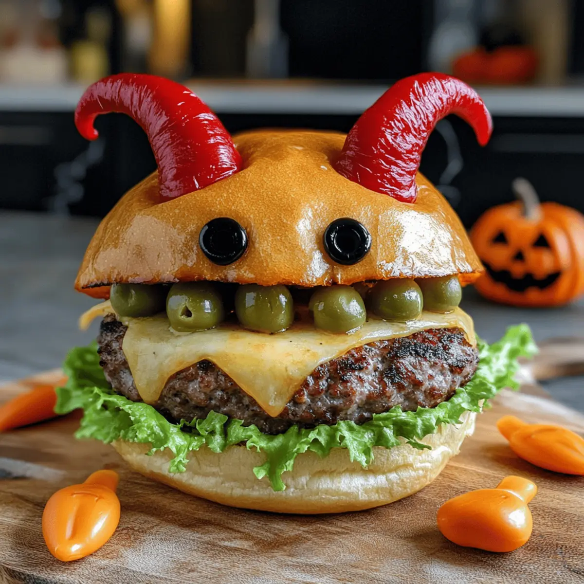 Toller Halloween-Burger