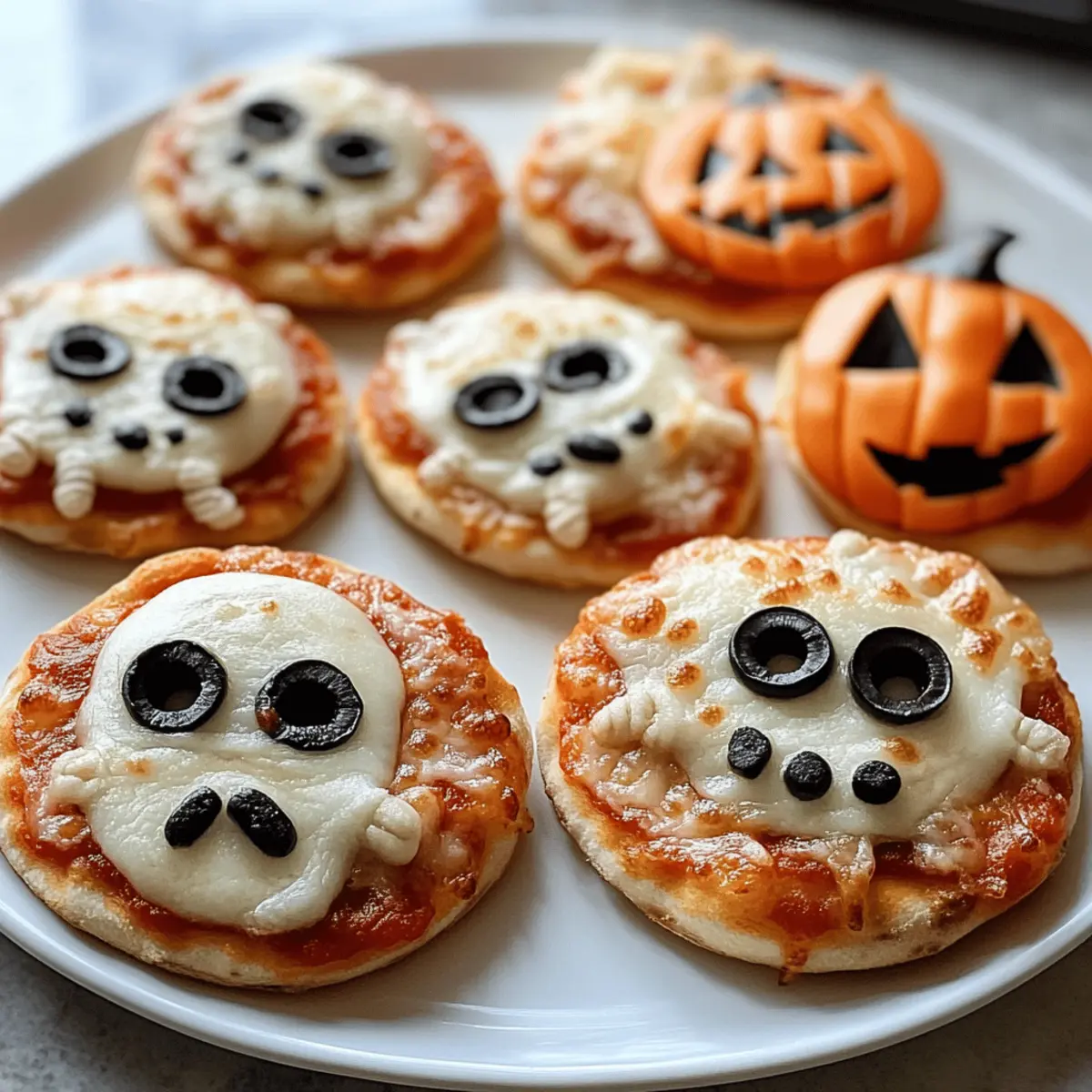 DIY Mini Halloween Pizzen, die du lieben wirst