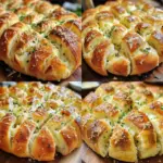 Knoblauch Parmesan Zupfbrot Rezept Einfach und Schnell