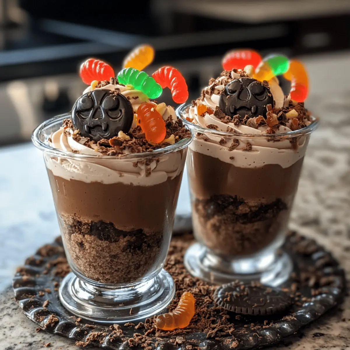 Gruselige Mousse au Chocolat