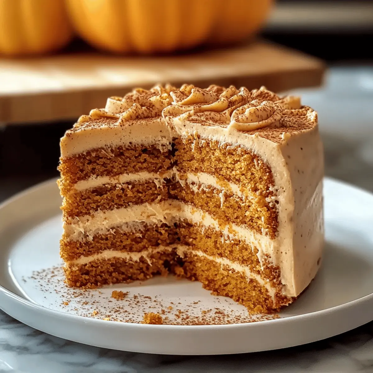 Süßer Kürbis-Gewürz-Latte-Kuchen