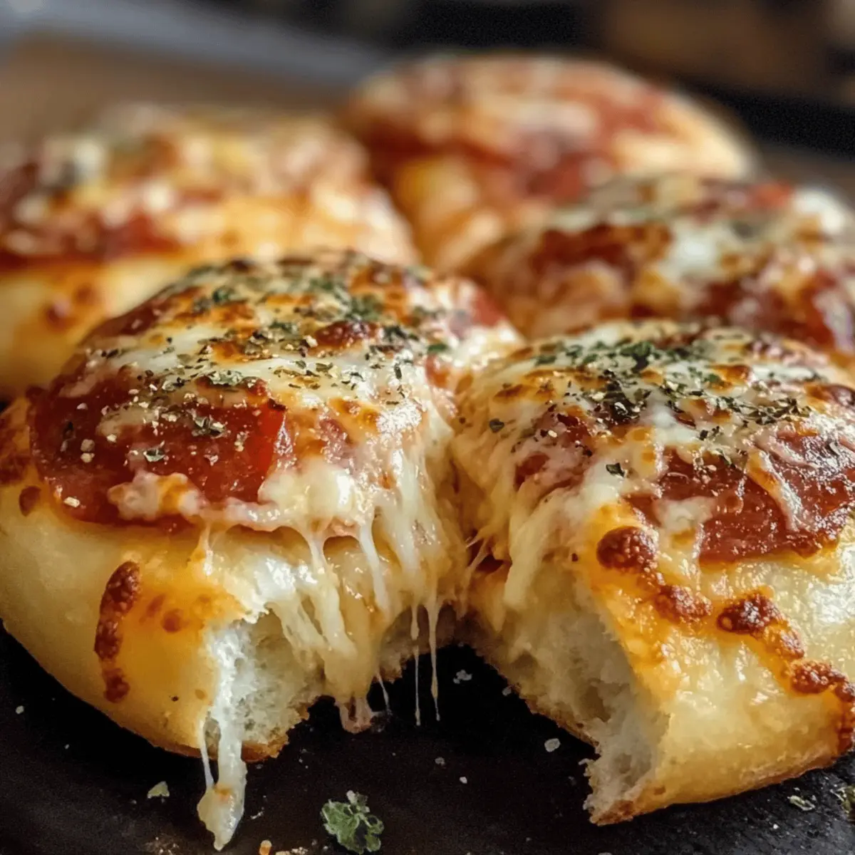 Köstliche Pizzabrötchen im Airfryer