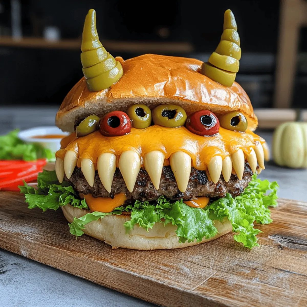 Toller Halloween Burger