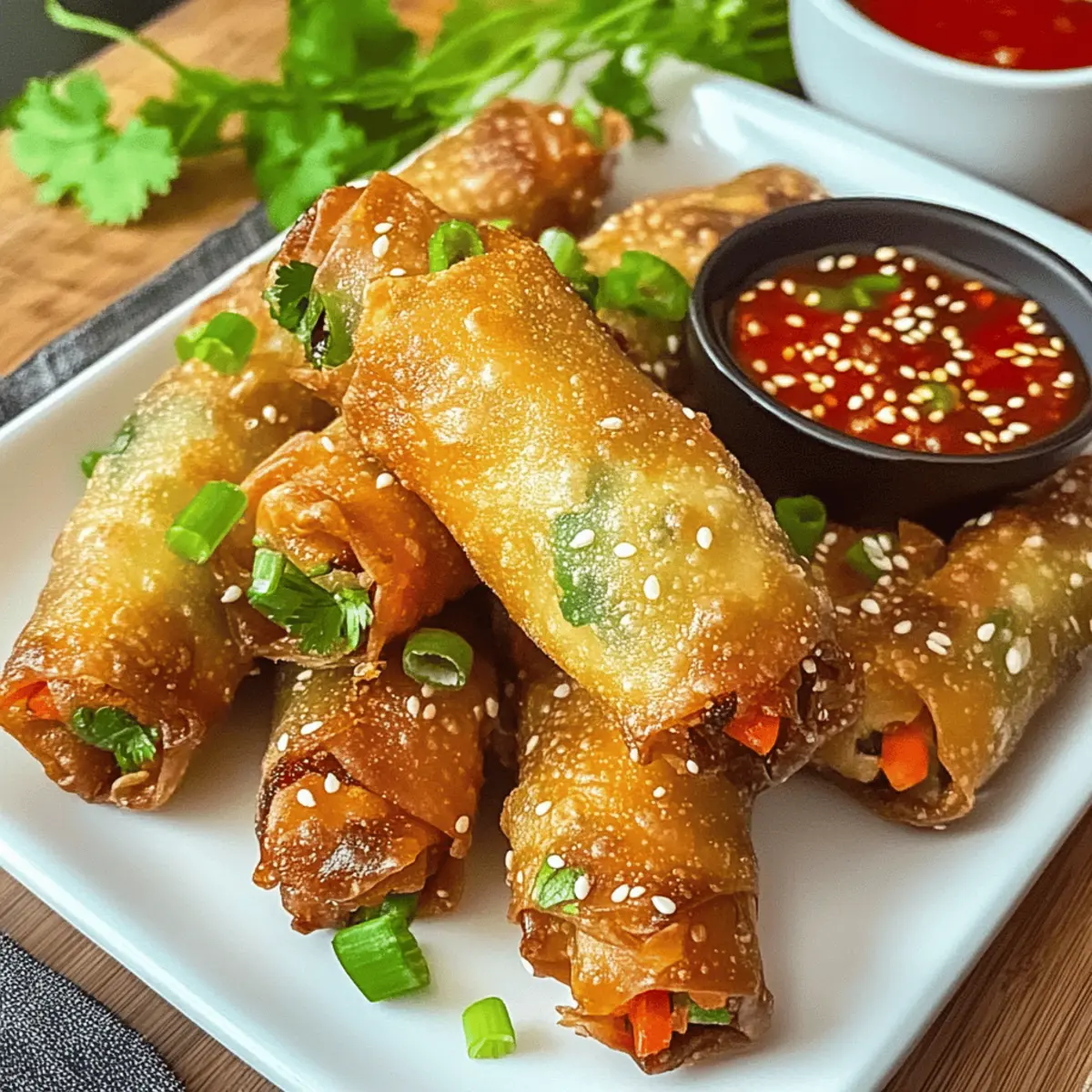 Crispy Frühlingsrollen Airfryer