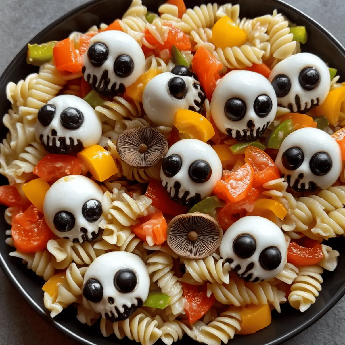 Halloween-Nudelsalat