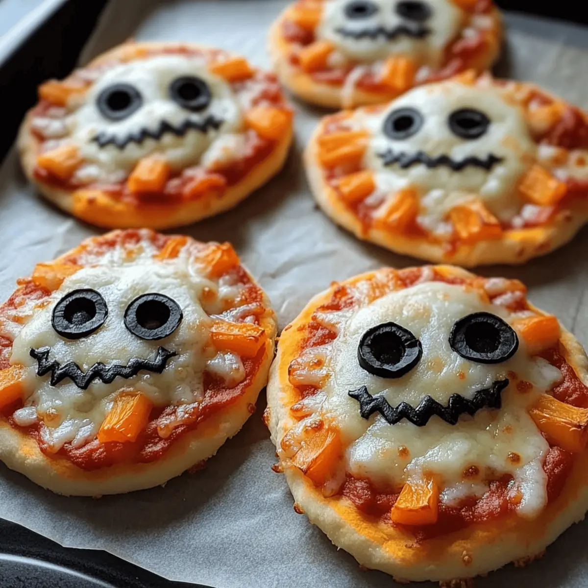 DIY Mini Halloween Pizzen, die du lieben wirst