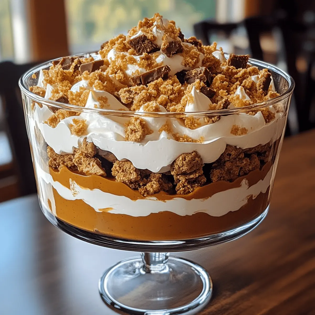 Kürbis-Toffee-Trifle