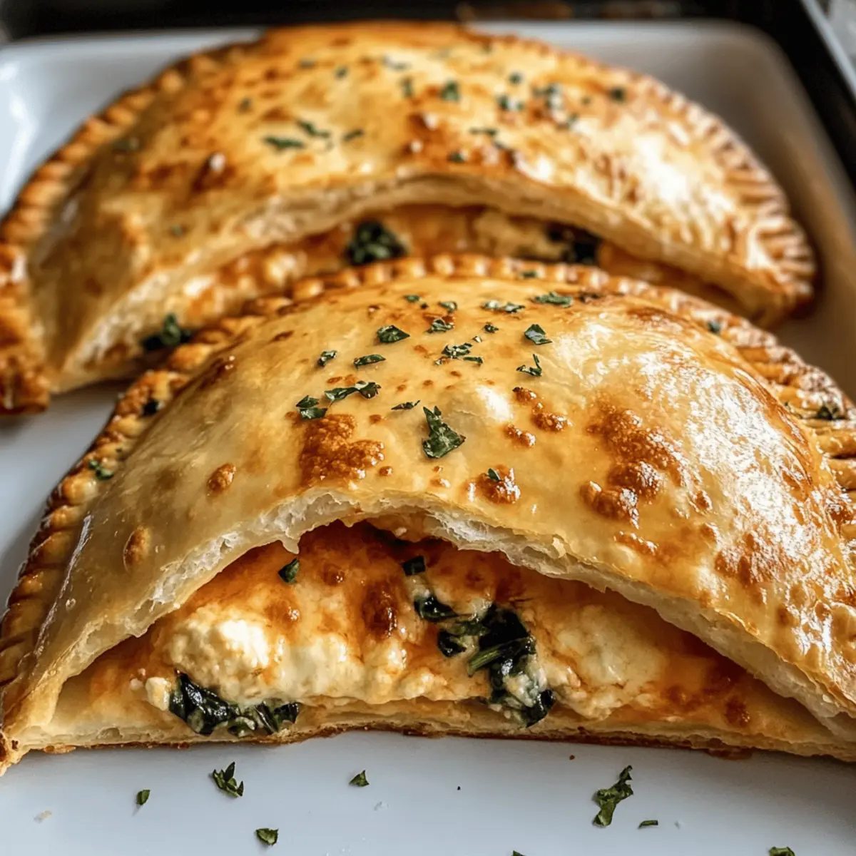 Luftfritteusen-Calzones